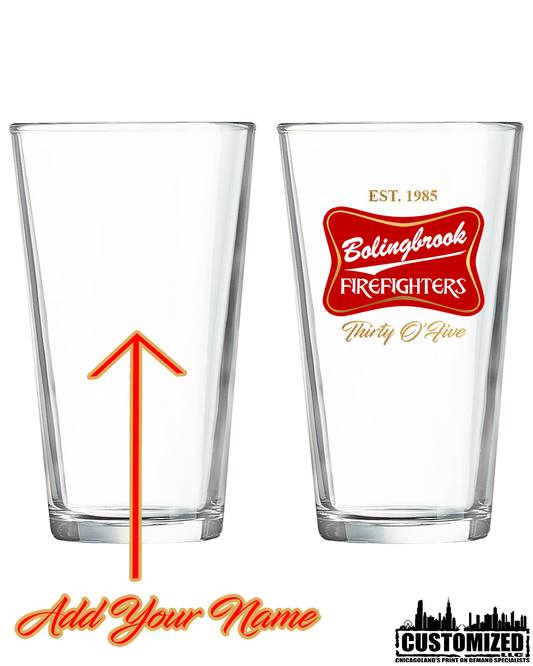 Bolingbrook FD "Miller Style" 24oz. USA-MADE Reusable Plastic Cup