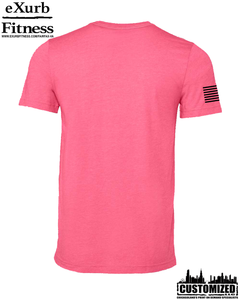 Exurb Fitness "DC Skyline" Short Sleeve - Heather Pink