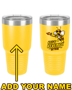 Bee's Revenge 30oz. Stainless Steel Tumbler - Yellow