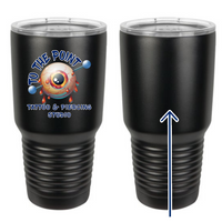To The Point Piercing Studio 30oz. Stainless Steel Tumbler - Black