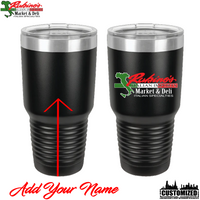 Rubino's "Classic" 30oz. Stainless Steel Tumbler - 4 Color Options