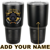 Bull Young 30oz. Stainless Steel Tumbler - Black w/Black logo