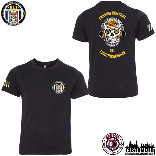 Proviso Central Comm. Next Level YOUTH Short sleeve shirt - Black