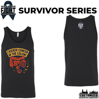 I Kicked Cancer in the Colon Tank Top - Black