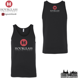 Hourglass Nutrition Jersey Tank Style2 - Black