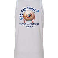 To The Point Piercing Studio Tank - White