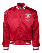 Load image into Gallery viewer, To The Point Tattoo &quot;OG&quot; Satin Baseball Jacket - Red