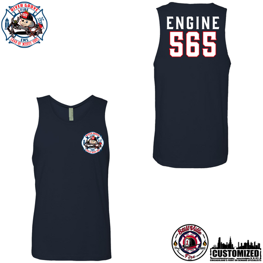 RGFD Next Level Duty Tank Top - Navy