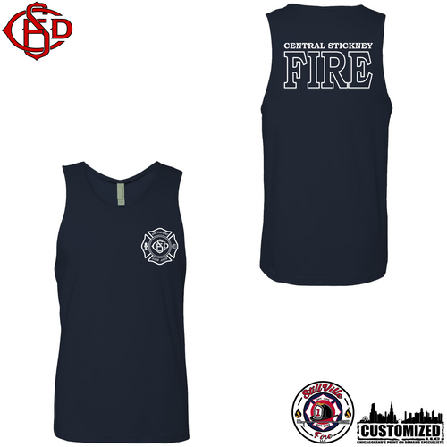 Central Stickney FD Duty Tank top - 3 Color Options