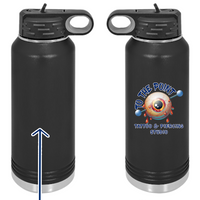 To The Point Piercing Studio 40oz. Stainless Steel Water Bottle - Black