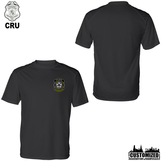 MCPD CRU Embroidered Dri-fit shirt "Style2" - Black