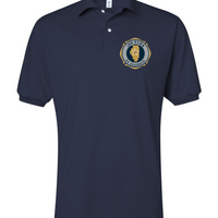 100 Club Embroidered Polo - Navy
