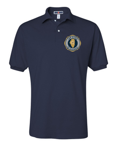 100 Club Embroidered Polo - Navy