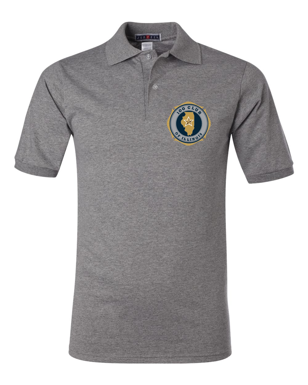 100 Club Embroidered Polo - Oxford
