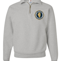 100 Club Embroidered Quarter-Zip Sweatshirt - Oxford