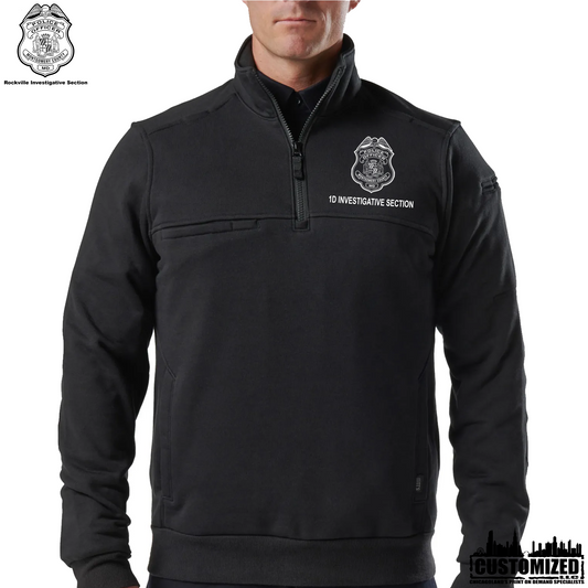 MCPD 1DIS Embroidered 5.11 Job Shirt V2.0 - Black