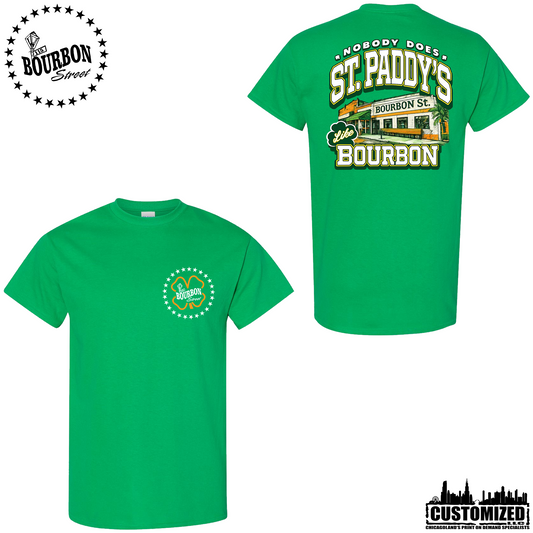 115 Bourbon Street Employee St. Patrick's Day Short Sleeve - Irish Green