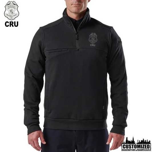 MCPD CRU 5.11 Embroidered Job Shirt "Style1" - Black