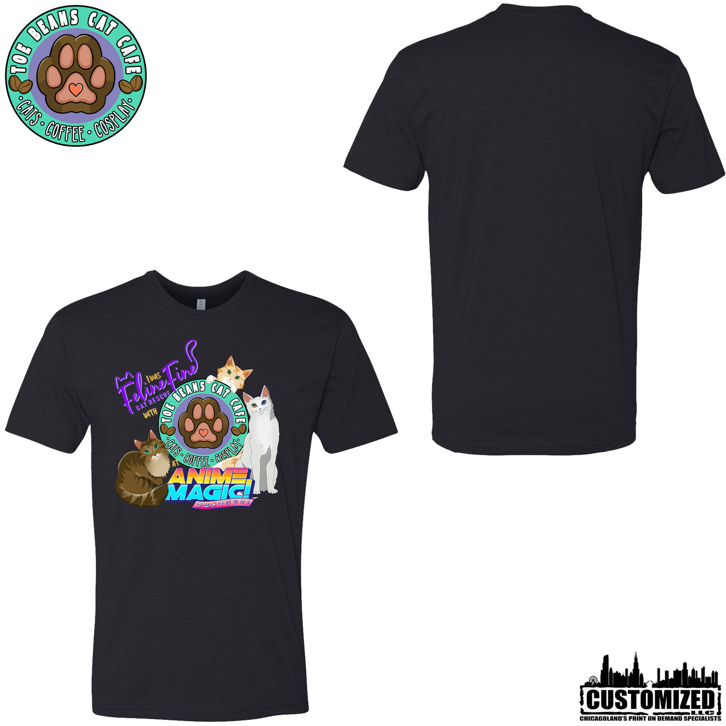 Anime Magic Short Sleeve - Black