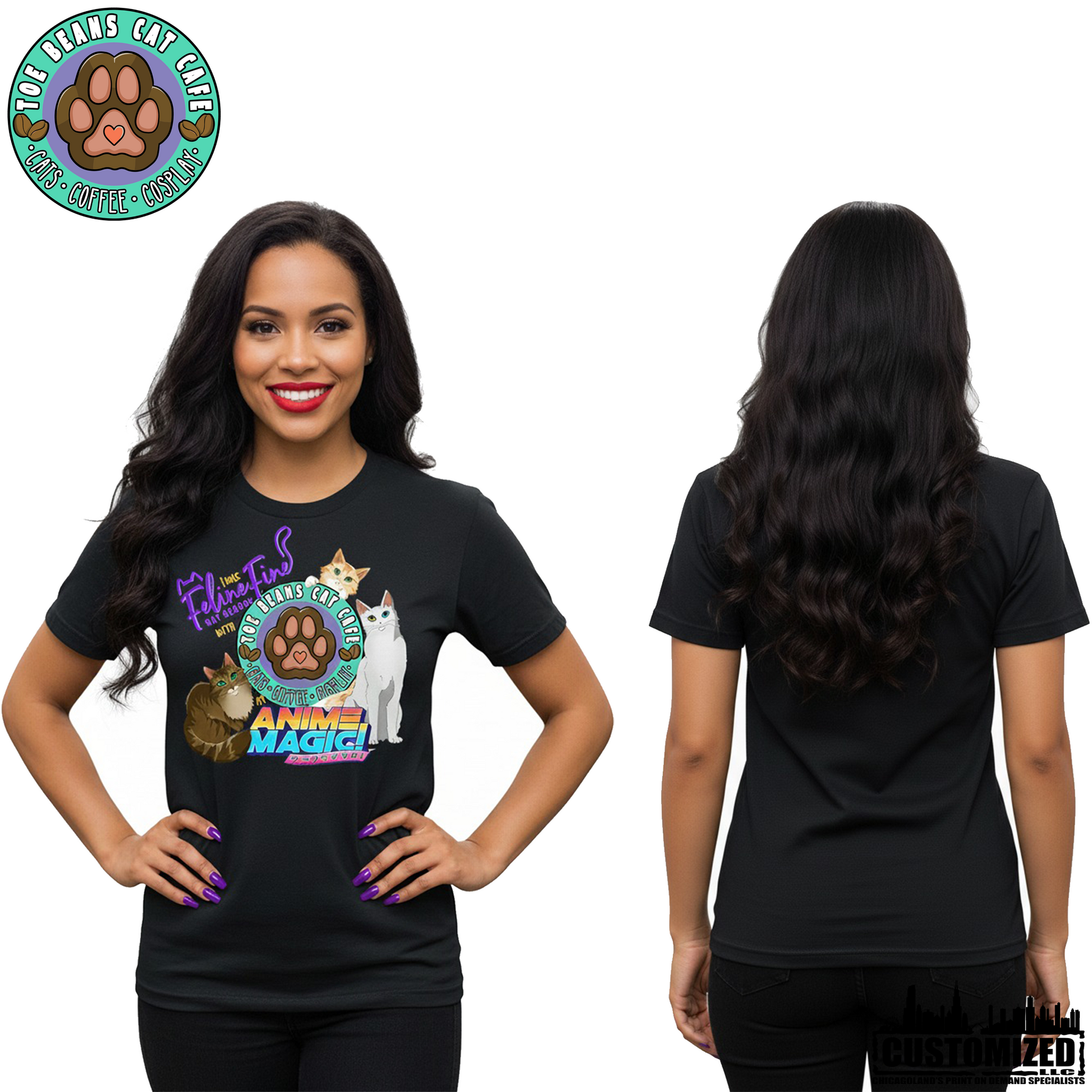 Anime Magic Short Sleeve - Black