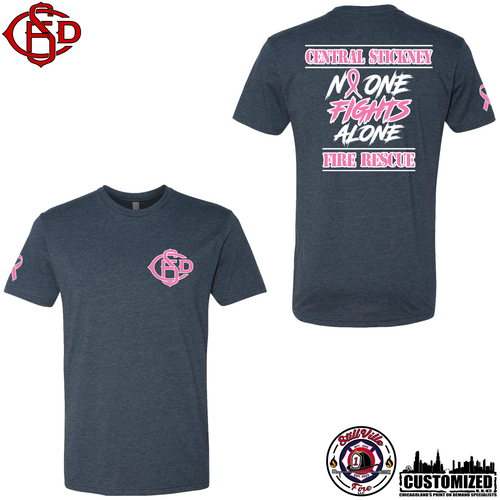 Central Stickney FD Navy Breast Cancer Apparel - 6 Apparel Options