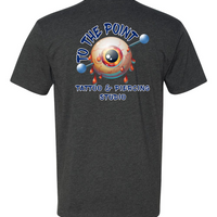 To The Point Piercing Studio shirt - Charcoal