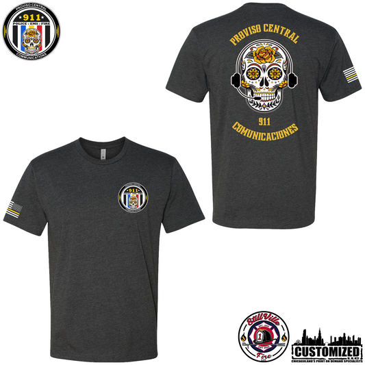 Proviso Central Comm. Next Level Short sleeve shirt - Charcoal
