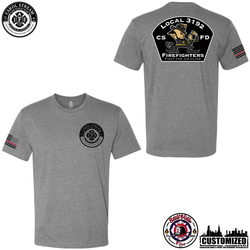 Carol Stream FD Short Sleeve shirt - Dark Heather Grey