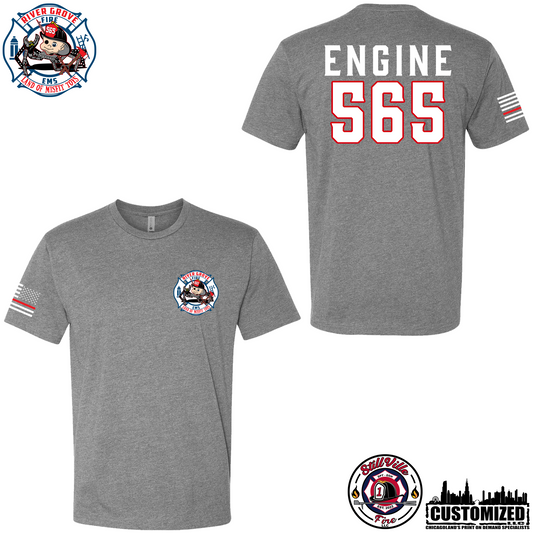 RGFD Next Level Duty Short sleeve shirt - Dark Heather Grey