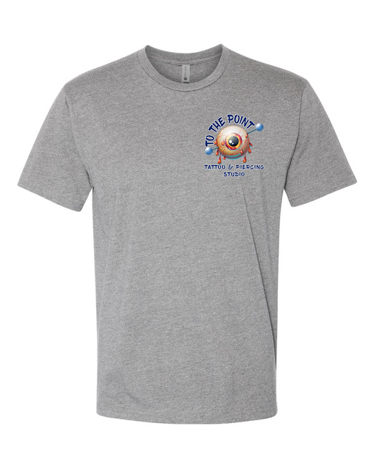 To The Point Piercing Studio shirt - Dark Heather Grey