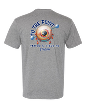 Load image into Gallery viewer, To The Point Piercing Studio shirt - Dark Heather Grey