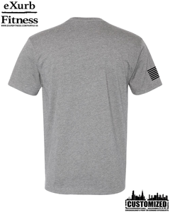 Exurb Fitness "DC Skyline" Short Sleeve - Dark Heather Grey