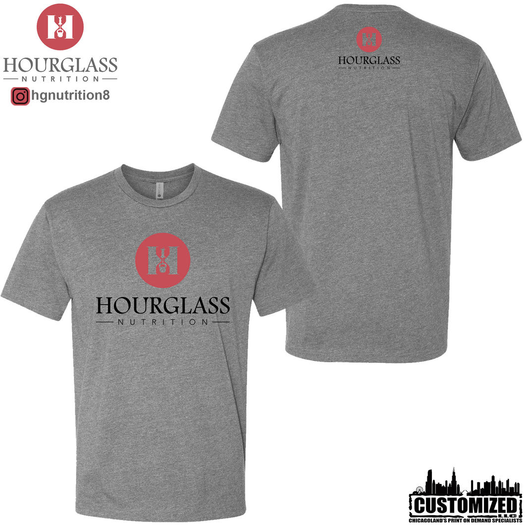 Hourglass Nutrition Shirt Style2 - Dark Heather Grey