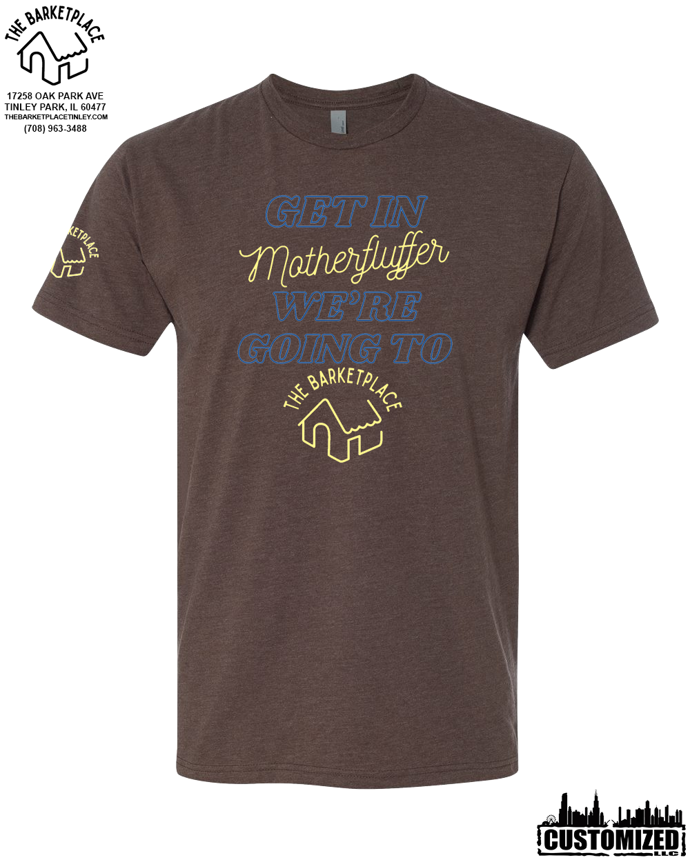 "Get in Motherfluffer..." Short Sleeve - Espresso