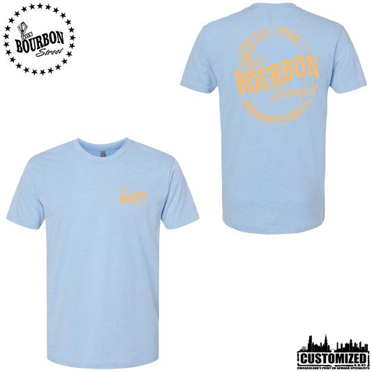 115th Bourbon Street Employee Short Sleeve - Heather Columbia Blue