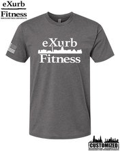 Load image into Gallery viewer, Exurb Fitness &quot;DC Skyline&quot; Short Sleeve - Heavy Metal