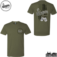 115 Bourbon Street Freedom Tribute Unisex Short Sleeve - Military Green
