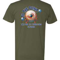 To The Point Piercing Studio shirt - Military Green