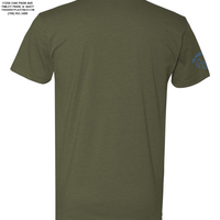 "All You Need Is Love And A Dog.." Short Sleeve - Military Green