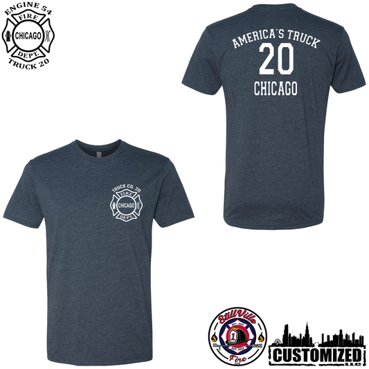 CFD Truck 20 Short Sleeve Shirt - Navy