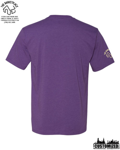 "Hold My Beer, I Need to Pet That Dog" Short Sleeve - Purple Rush