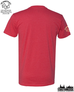 "Hold My Beer, I Need to Pet That Dog" Short Sleeve - Red