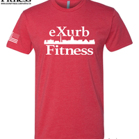 Exurb Fitness "DC Skyline" Short Sleeve - Red