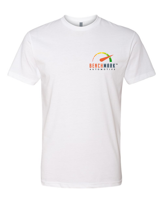 Benchmark Auto "Data Made Easy" Short Sleeve - White