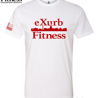 Exurb Fitness "DC Skyline" Short Sleeve - White