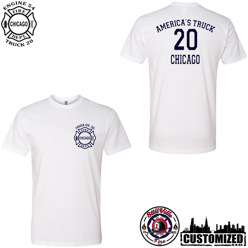 CFD Truck 20 Short Sleeve Shirt - White