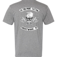 To The Point Tattoo "OG" shirt - Dark Heather Grey