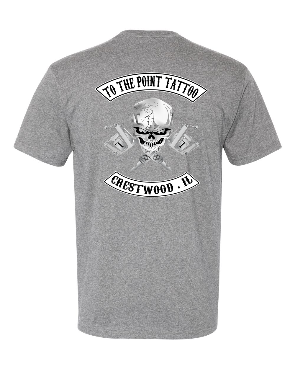 To The Point Tattoo "OG" shirt - Dark Heather Grey