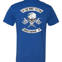 To The Point Tattoo "OG" shirt - Royal Blue