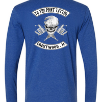 To The Point Tattoo "OG" Long Sleeve shirt - Royal Bue